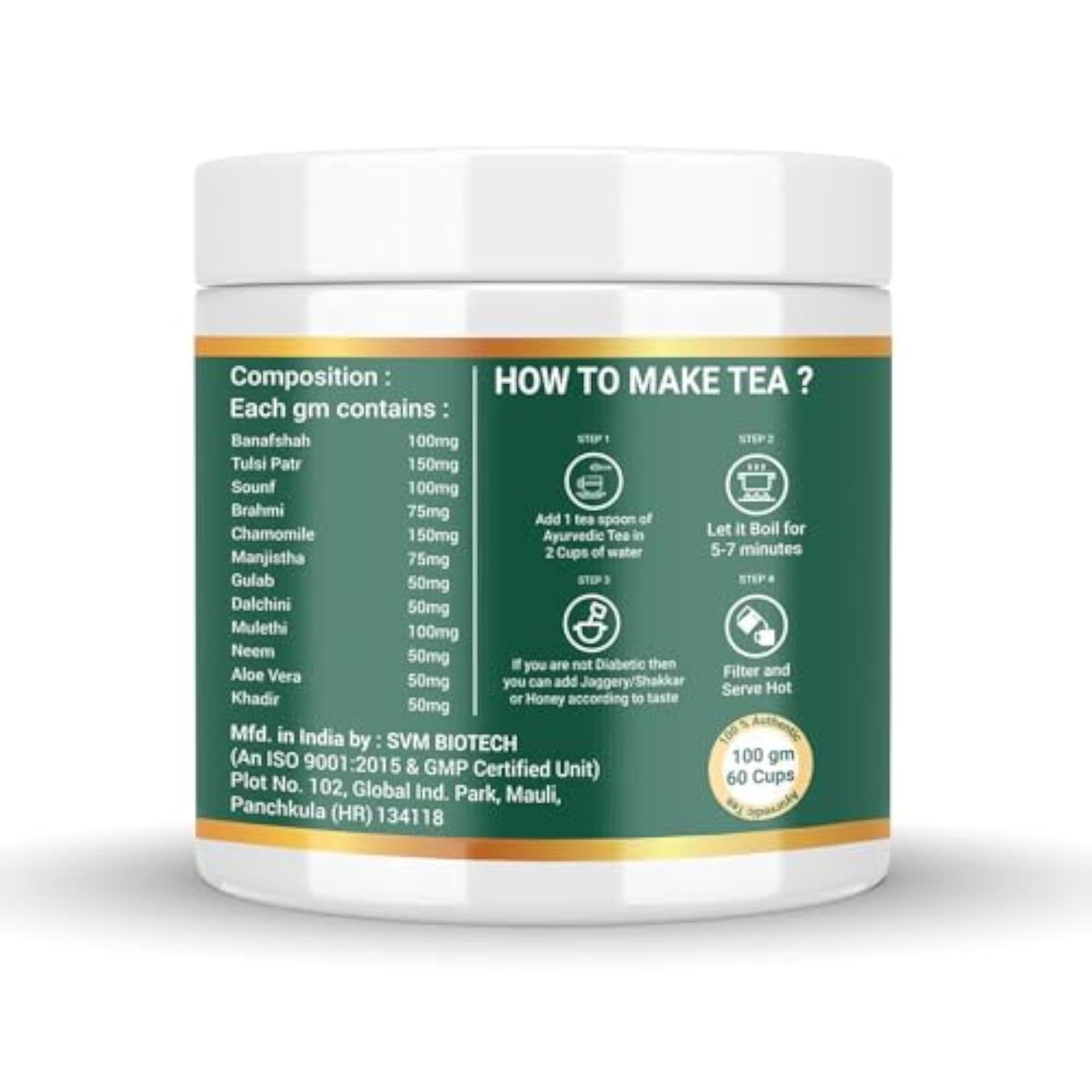 Herbal Tea & Neem Tablets Combo Pack for Acne Care